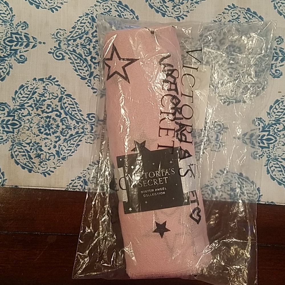 Victoria's secret pink stars scarf new